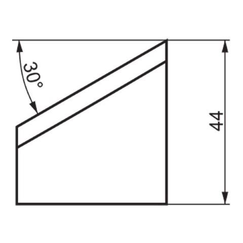 TRADEMASTER - INTERNAL TOOL BIT IB30/44 30 DEG X 44MM HIGH 